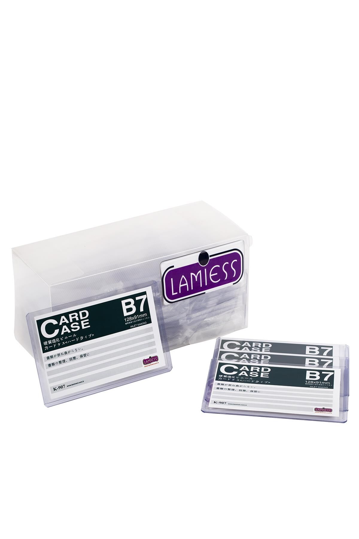 Lamiess  B-7 V Dikey  Pp Plastik Kart Koruyucu 100'Lü