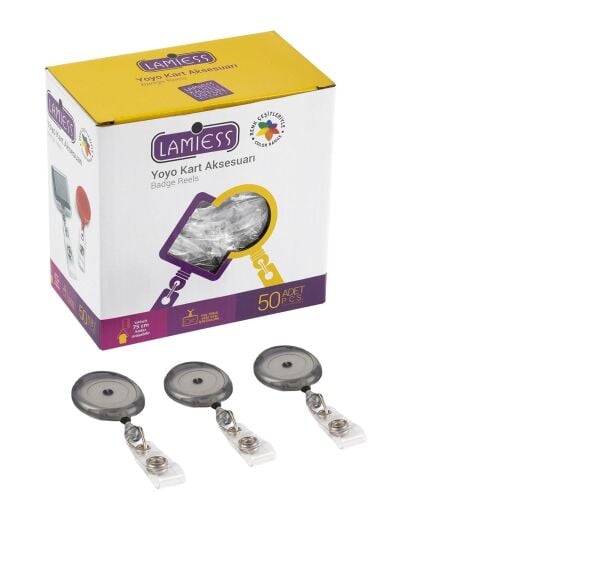 Lamiess Lms 351 Yuvarlak Yoyo Şeffaf  50'Li