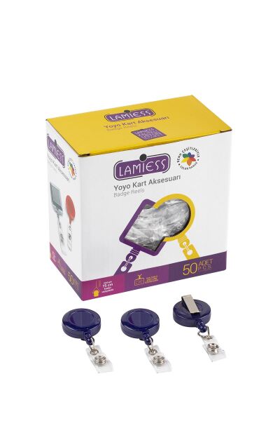 Lamiess Lms 351 Yuvarlak Yoyo Lacivert  50'Li
