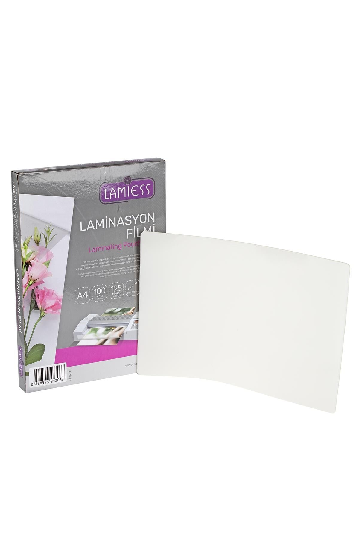Lamiess  A-4 125 Mıc. Arkası Yapışkanlı 100'Lü