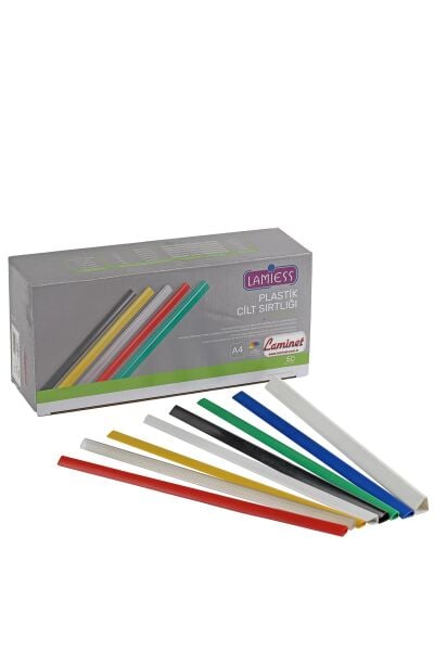 Lamiess 4 Mm Plastik Sırtlık Sarı 100'Lü
