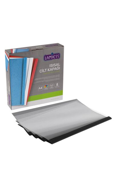 Lamiess 24 Mm Isısal Cilt Kapağı Siyah 50 'Li
