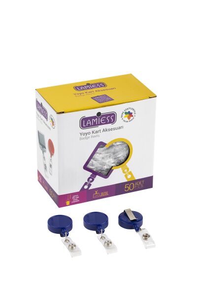 Lamiess Lms 328 Yuvarlak Büyük Yoyo Lacivert  50'Li
