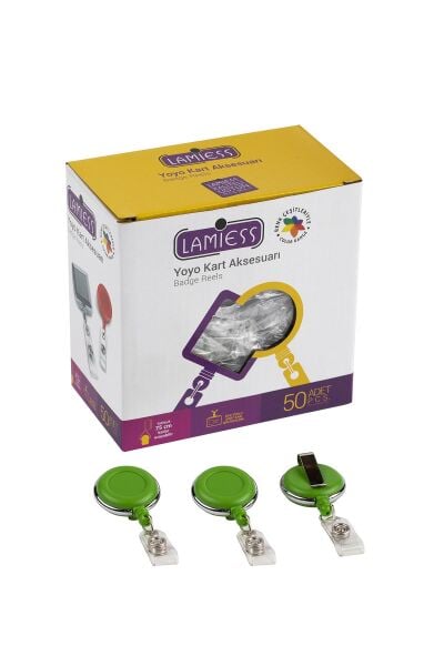 Lamiess Lms 378 Çelik Bordürlü Yuvarlak Yoyo Yeşil  50'Li