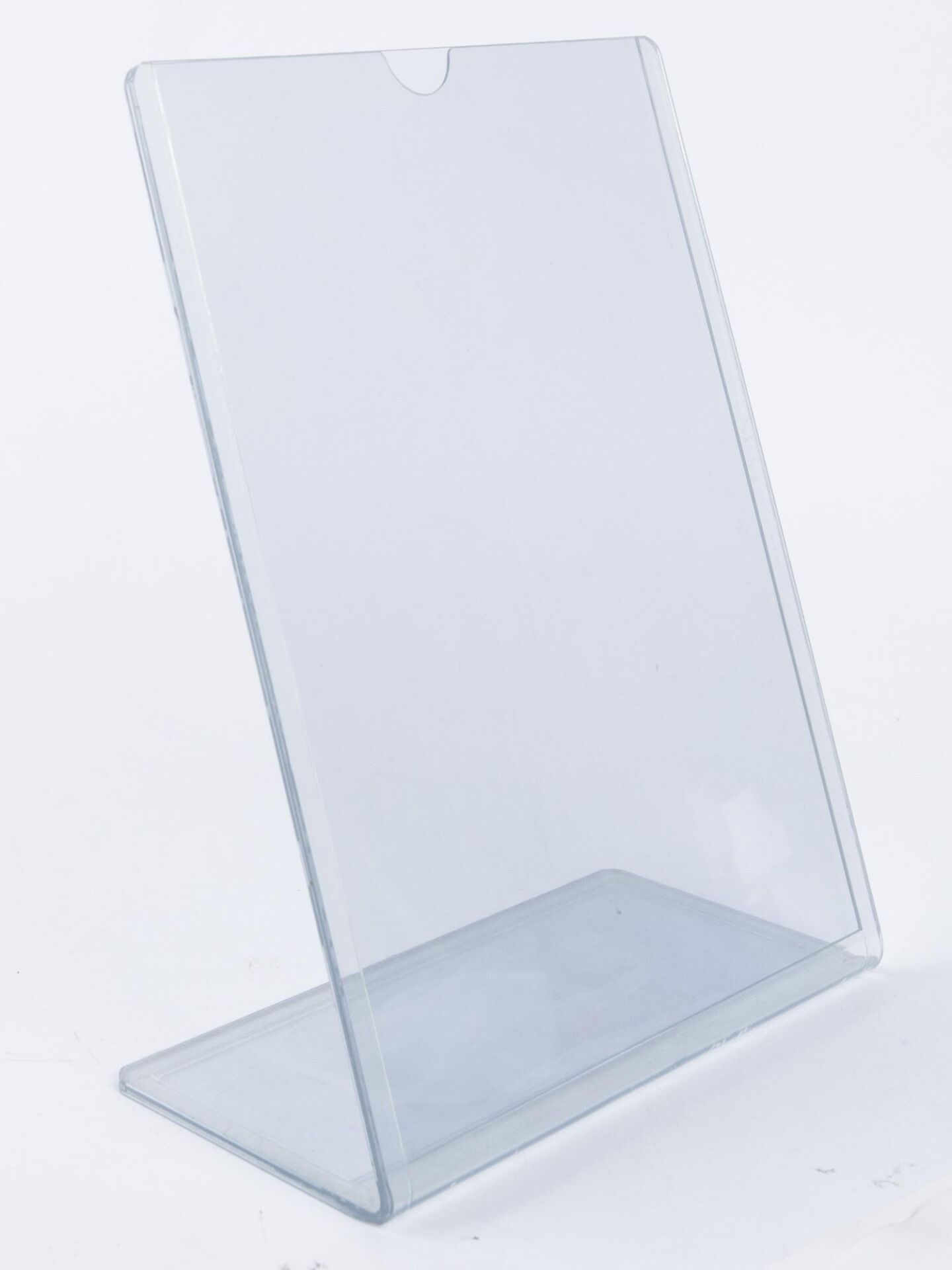 LAMİESS K-6269 PVC A-5 MASA ÜSTÜ REKLAM PANOSU DİKEY