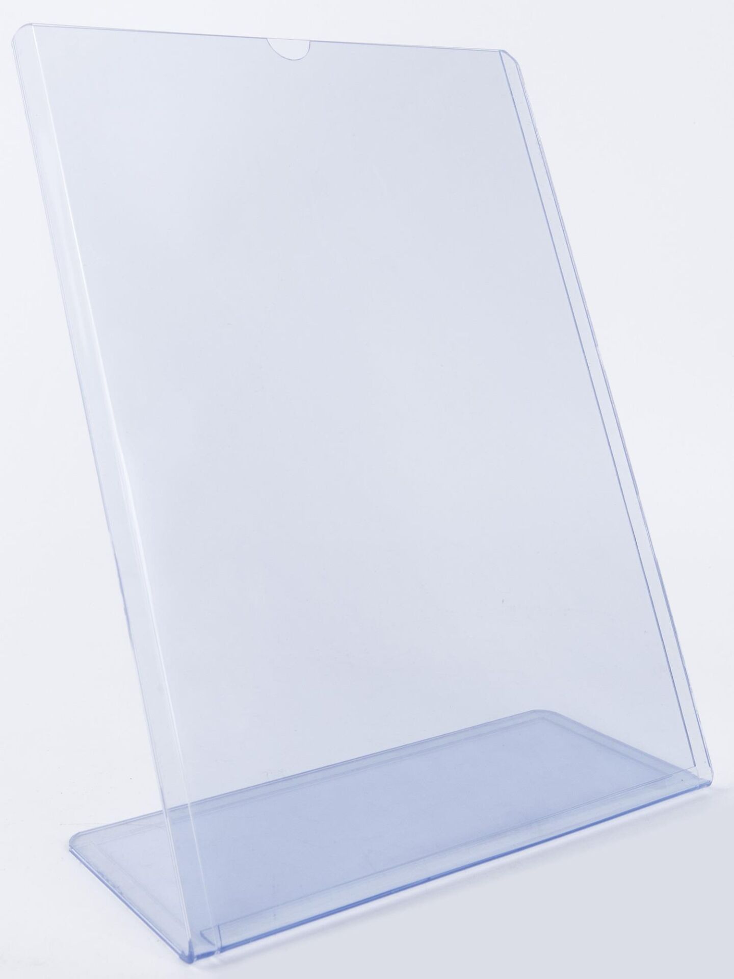 LAMİESS K-6270 PVC A-4 MASA ÜSTÜ REKLAM PANOSU DİKEY